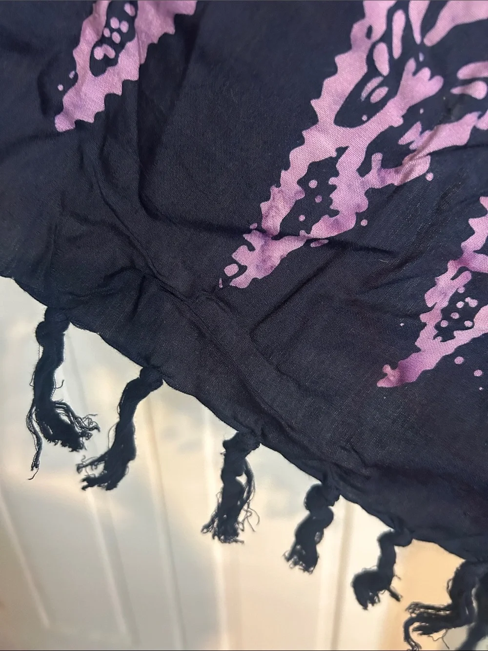 Navy & Lavender Fair Trade Sarong